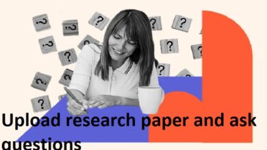upload research paper and ask questions