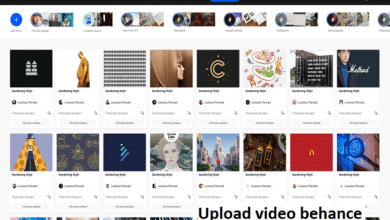 upload video behance