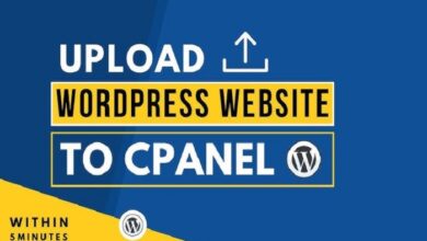 upload wordpress cpanel